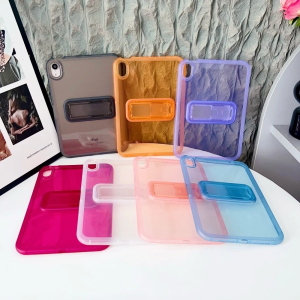 Semi-Transparent TPU Shockproof Tablet Case with invisible Bracket Stand for Techlife pad plus 2 2026 techlife pad pro 12 tecno megapad se 11 2025 mega pad pro 12 inch