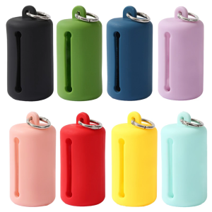 สายจูงสุนัขแบบพกพาถุงขยะกล่องนุ่มที่ใส่กระเป๋าเซ่อสำหรับเดินวิ่งหรือเดินป่าเครื่องมือวัสดุกลางแจ้ง