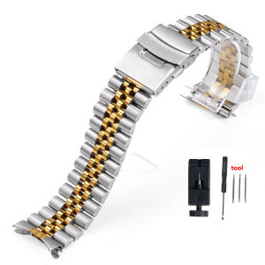 316L Stainless Steel Watch Band for MDV-106 MDV 107 Swordfish Metal Strap for MTP-1374 MTP-1375 Bracelet 22mm