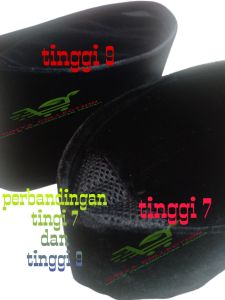 Songkok Peci Anti Air Tinggi 7 / Peci Hitam Polos H IWING / Peci Hitam Polos Royal Musliman / Peci Anti Air / Songkok Hitam AC / Peci Songkok Hitam Tinggi 7