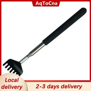 [COD] AqToCna Ship within 24 hours Steel Retractable Itching Rake Scratcher Telescopic Massage Tool Back Scratcher