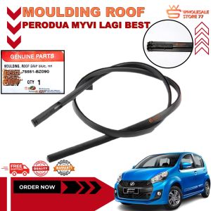 ORIGINAL | PERODUA MYVI ICON LAGI BEST 2011-2016 ROOF MOULDING PERODUA MYVI 2011-2016 BLACK LINING ROOF RUBBER GETAH