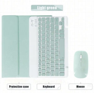 Flip Smart Kesing Perlindung Tablet Keyboard Bluethooth Untuk Samsung Tab S9 FE Plus 5G 12.4 Inch