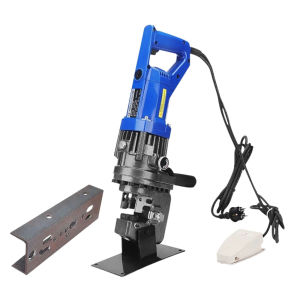 Máy đột tôn thủy lực MHP-20 1300W khả năng đột dày 6mm kèm 5 khuôn dụng cụ cơ khí chuyên nghiệp