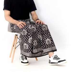 Sarung Esklusif Elrumi Bahan Katun Candi Mekar Metode Batik Cap Motif Garuda Kecil Terbaru