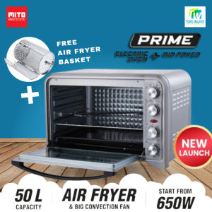 NEW OVEN PRIME MITO MITOCHIBA OVEN + AIR FRYER BESAR 50 LITER / MO 50 PRIME 2IN1 GARANSI RESMI