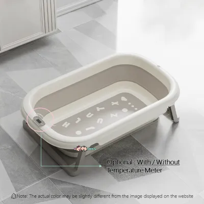 👶🏻Woobbies Foldable Baby Bath Tub Basin Mandi Baby Bathtub Tub Mandi Baby Shower Bath Newborn Bath Tub Besen Mandi Baby