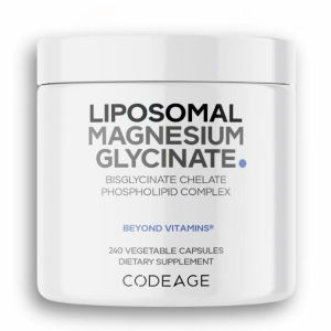 [ HÀNG CÔNG TY ] TPBVSK Viên uống hỗ trợ cải thiện chức năng hệ thần kinh Codeage Liposomal Magnesium Glycinate 240 viên