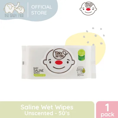 Tiny Nose Saline Wet Wipes (Unscented)