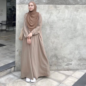 Gamis Abaya Remaja Polos Elvina Dress Gamis Wanita Terbaru Baju Wanita Muslim