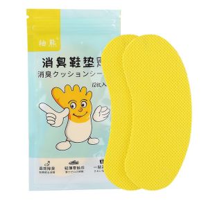 [1 GÓI 10 MIẾNG] Miếng dán khử mùi giày tất giảm hôi chân kháng khuẩn với hương chanh êm dịu (MẪU 2)