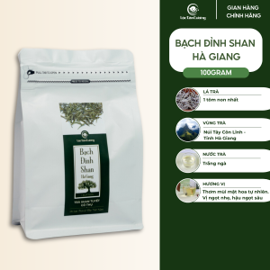 Trà Bạch Đỉnh Shan Hà Giang - Lộc Tân Cương - Bạch Trà Cổ Thụ Hà Giang - Túi 100gr