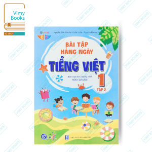 Sách - Bài Tập Hằng Ngày Tiếng Việt Lớp 1 Cánh Diều - Combo 2 Tập