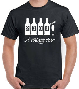 Bottles 2004 Mens Funny 16th Birthday T-Shirt 16 Year Old Gift Present