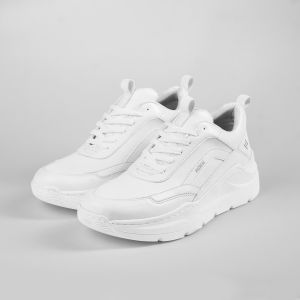 NAZREAL FOOTWEAR - Sepatu Sneakers Pria Full White / Sepatu Sport Casual Ranger Full White AXL015