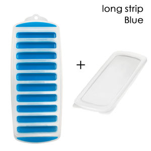 【Clearance】 Ice Cube Tray Bottle Ice Trays Bottom Silicone Reusable Long Ice Cube Mold With Lid Ideal For Sports Water Bottles Jugs