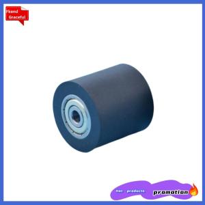 Fkend High Quality PU Polyurethane Wheel Diameter 30mm Press Paper Mask Machine Press Line Flat Wheel Roller Rubber Bearing Pulley