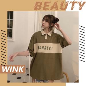 LH.Friday เสื้อยืดขอปกสกรีน CORRECT สุดแนวได้ทุกลุคปังทุกแนวใส่กับขาสั้นก็ปัง