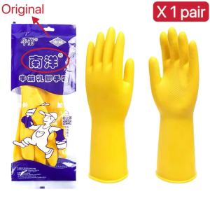 5pairs latex gloves rubber gloves for washing clothes dishwashing gloves yellow makapal rubber gloves heavy duty cleaning gloves housekeeping laundry gloves heavy duty cleaning gloves for dogs rubber gloves for kitchen gloves cleaning tools home essential