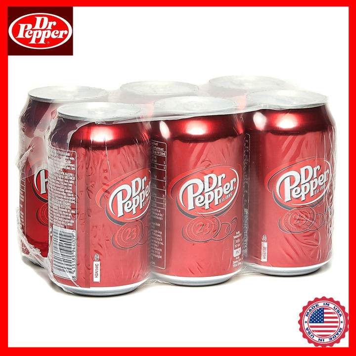 Dr.Pepper Regular 6 x 330mL Dr. Pepper Products Dr. Pepper Drinks Dr ...