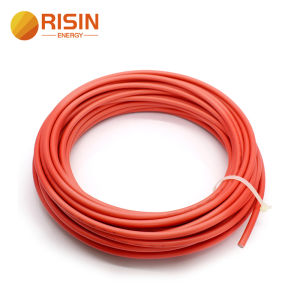 Risin Solar Cable PV Panel Wire UV Resisitant XLPE Insulation Solar DC Cable Factory 4mm2 6mm2 10mm2