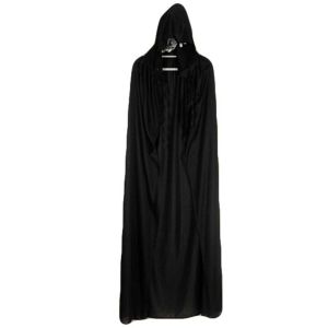 ABBAD Reversible Cosplay Cloak Witch Clothes Single Layer Double Layer Adult Wizard Robe Halloween Cloak Performance Costumes Hooded Cape