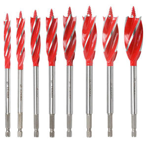 Mũi Khoan Gỗ  Mũi Khoét Gỗ Đầu 4 Cạnh Chuôi Lục Giác