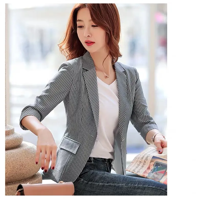 Striped jackets for ladies sale