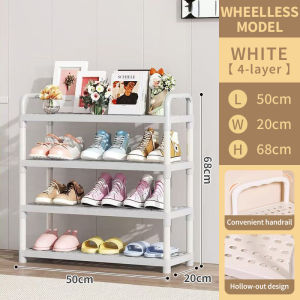Shoe Rack High Density PP Stackable Shoes Organizer Storage For Dormitory Bedroom Organizer Shelf