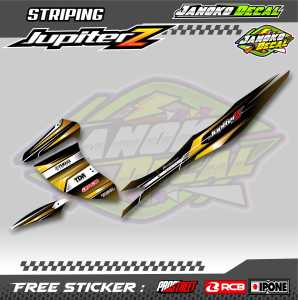 STRIPING VARIASI MOTOR YAMAHA JUPITER Z BURHAN / STICKER LIST MOTOR YAMAHA JUPITER Z BURHAN