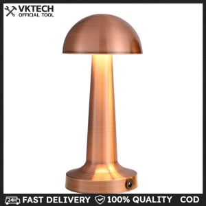 LED Desktop Decor Light USB Charging Touch Control Nightstand Lamps Dimmable Cordless Decorative Props Home Accessories
