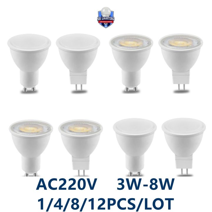 Mini LED Spotlight GU10 MR16 GU5.3 5W 6W 7W 9W Light Bulb AC 220V DC 12V Lamps E - Foto 6