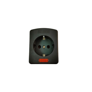 Stop Kontak Arde HITAM 1L 2L 3L 4Lubang 5 Lubang TANPA KABEL BLACK SERIES / Colokan Listrik Hitam