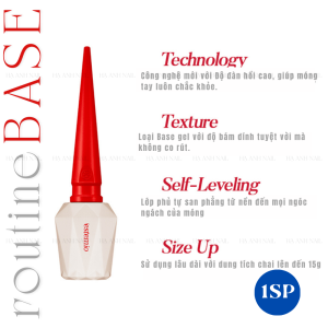 [ SHIP NGAY 2H ]"Estemio - Routine Base gel 15g": Sơn Gel nền dưỡng móng cực bền Hàn quốc Routine Base gel với độ bền và nhiều tính năng kết hợp