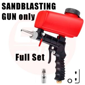 CEO 🇲🇾 Adjustable Pneumatic Sandblasting Gun 2.1lbs Sandblasting Machine Cordless Gravity Small Handheld Air Tool