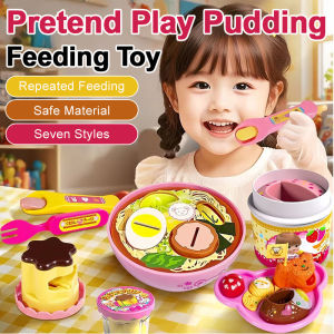 [Endless Fun] Playful Pudding Feeding Toy Educational Role-Playing Toy ChildrenS Role-Playing Kitchen Toy Playful Pudding Set ChildrenS Day Gift Bestselling Pudding Feeding Toy 过家家布丁喂食玩具