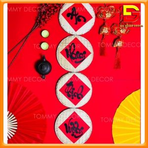 Combo 3 Mẹt Tre Treo Tường Trang Trí Tết Decor Trang Trí Nhà Cửa Cửa Hàng Văn Phòng DG-185