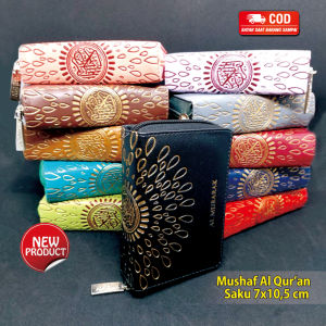 Mushaf l Mubarak Resleting Al Quran Saku Khat Ustmani A7 Terlaris