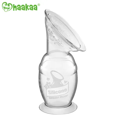 Haakaa BPA-Free Gen 2 Silicone Manual Breast Pump & Cap - 100ml / 150ml