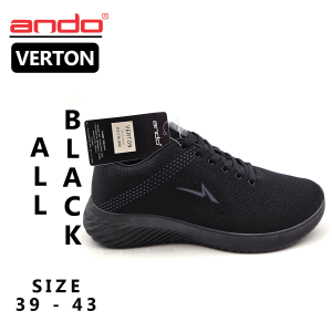 Sepatu Sekolah Anak Remaja SMA Laki Laki – Sepatu Pria Dewasa – ANDO – VERTON – Size 39-43 – Sneakers – Sport – Tali
