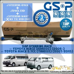 GSP Toyota Hiace KDH200 (2005~) / Hi-ace 2.7CC TRH203 (2007-2013) Power Steering Gear Rack Assy Set ( SR900259 )