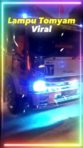 Loseri PREMIUM Truck Lorry acsessories Led Lampu Viral Bumper Lampu Tomyam Led T8 Light Tube Plastic Color Remote Car Bar Light Aksesori Lori Lori Lampu Led Bumper Viral Lampu Tomyam Led T8 Light Tiub Warna Plastik Lampu Bar Kereta Jauh