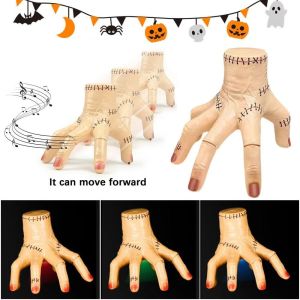 IPIE2 Realistic Electric Crawling Hand Creative Addams Family Scary Hand Models Prank Interactive Toy Fake Walking Hand Haunted House
