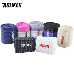 HOLA AOLIKES 1PCS Elastic Bandage Tape Sport Knee Support Strap Shin Guard Compression Protector For Ankle Leg Wrist Wrap