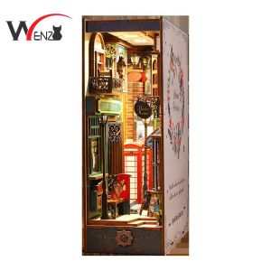 Booknook Island Holiday SL04 with Sensor Light 3D Wooden Puzzle Book Nook DIY Miniature Dollhouse Bookend