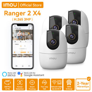 IMOU Ranger 2 ×4PCS Indoor Security Camera CCTV Camera connect to cellphone Baby / Pet Monitor |  2-Year Warranty