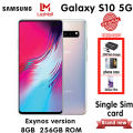 Samsung Galaxy S10 5G 8GB RAM+256GB ROM 6.7 inches Exynos 9820 (8 nm) Unlocked Android Smartphone SM-G977N cod. 