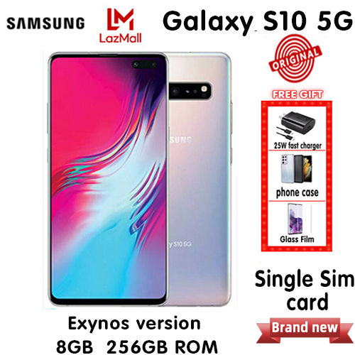 Samsung Galaxy S10 5G 8GB RAM+256GB ROM 6.7 inches Exynos 9820 (8 nm) Unlocked Android Smartphone SM-G977N cod