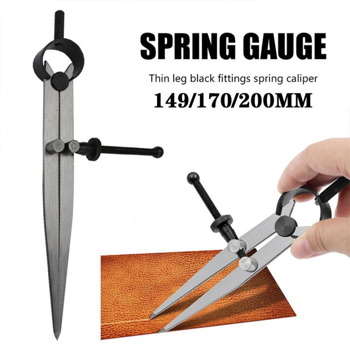 Leather Craft Rotating Craft Tool DIY 6 Inch Adjustable Lockable Steel Divider Wing Leather Compass