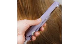 Brrnoo Hair Straightener And Curler 2 In 1Bangs Hair Straightener Beauty Flat Iron Heating Curler Ceramic Tourmaline Ionic Flat Iron Hair Straightener